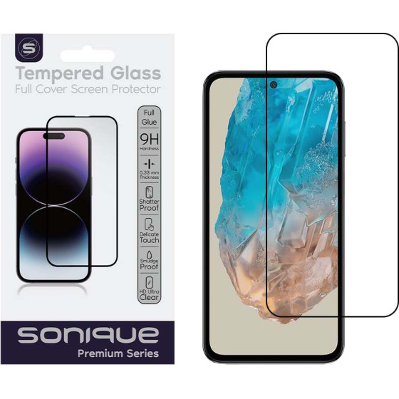 Sonique Hardy Glass Premium Series Hd Full Cover 9H Samsung Galaxy M55 5G �����