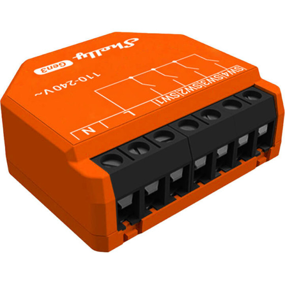 Shelly i4 Gen3 Controller, WiFi/Bluetooth - (i4Gen3)
