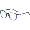 Techsuit - Anti-Blue Light Glasses Reflex Pc (F2822) - Round - Blue - (F2822/BLUE)