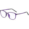 Techsuit - Anti-Blue Light Glasses Reflex Pc (F2822) - Round - Purple - (F2822/PURPLE)