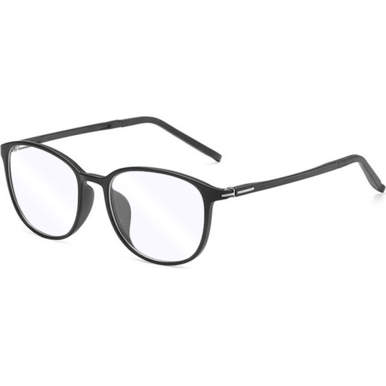 Techsuit - Anti-Blue Light Glasses Reflex Pc (F2822) - Round - Sand Black - (F2822/SAND-BLACK)