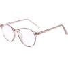 Techsuit - Anti-Blue Light Glasses Reflex TR90 - Round - Brown - (F8551-C3)