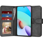 Techsuit - Diary Book - Xiaomi Redmi 10 / Redmi 10 2022 - Black