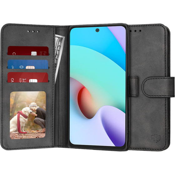 Techsuit - Diary Book - Xiaomi Redmi 10 / Redmi 10 2022 - Black