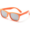 Techsuit - Sunglasses Polarised (D802) - For Kids Between 3-6 Years, Uv Protection - Orange / Mercury
