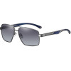 Techsuit - Sunglasses Polarized (LM001) - For Men, With Uv Protection, Aluminum Alloy Frame - Gun Color / Gradient - (LM001;GRADIENT)