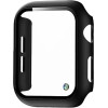 Volte-Tel Tempered Glass Apple Watch 10 42mm 1.77'' 9H 0.30mm Pc Edge Cover With Key 3D Full Glue Full Cover BLACK