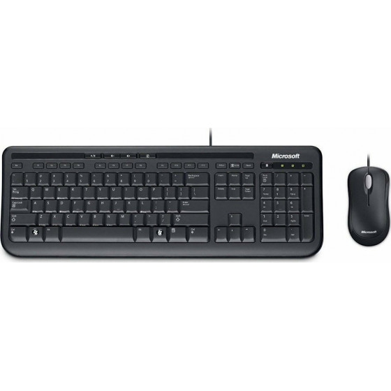 MICROSOFT WIRED DESKTOP 600 USB PORT GREEK BLACK RETAIL - APB-00009