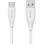 Usams Kabel Green Series SJ714 18W 3A USB-A Do USB-C 1m bia?y - (SJ714USB02)