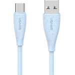 Usams Kabel Green Series SJ714 18W 3A USB-A Do USB-C 1m Niebieski - (SJ714USB03)
