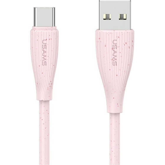 Usams Kabel Green Series SJ714 18W 3A USB-A Do USB-C 1m r??Owy - (SJ714USB04)