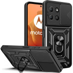 Tech-Protect Camshield Pro Case For Motorola Moto G15 - Black - (27685-0)