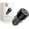 Tech-Protect CC03 2-Port PD100W Car Charger - Black - (27658-0)