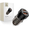 Tech-Protect CC03 2-Port PD75W Car Charger - Black - (27657-0)
