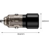 Tech-Protect CC03 2-Port PD75W Car Charger - Black - (27657-0)