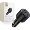 Tech-Protect CC04 3-Port PD175W Car Charger - Black - (27660-0)