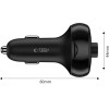 Tech-Protect CC06 3-Port PD72W Car Charger With Transmitter - Black - (27641-0)