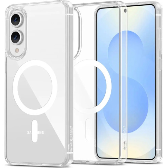Tech-Protect Flexair Hybrid Magsafe Case For Samsung Galaxy S25 Edge - Clear - (27669-0)
