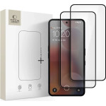 Tech-Protect Glass Fit+ 2-Pack Tempered Glass For Nothing Phone 3A / 3A Pro - Black - (27543-0)