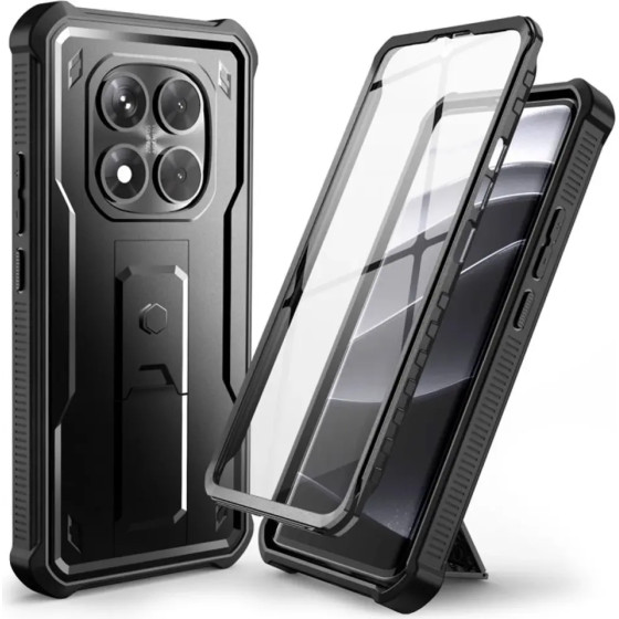 Tech-Protect Kevlar Pro Case For Xiaomi Redmi Note 14 Pro 5G / Poco X7 5G - Black - (27544-0)