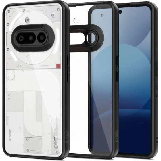Tech-Protect Magmat Case For Nothing Phone 3A - Clear/Black - (27573-0)