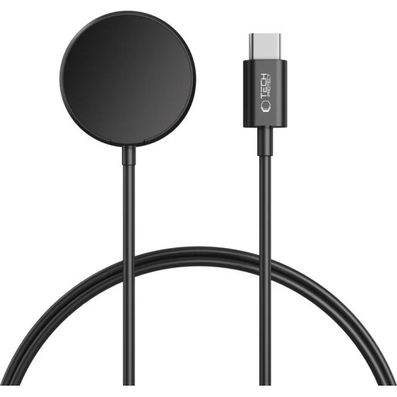 Tech-Protect MC03 Ultraboost Inductive Charger For Samsung Galaxy Watch USB-C 100cm - Black - (27594-0)