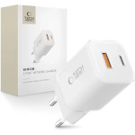 Tech-Protect NCM33W 2-Port PD33W/QC3.0 Wall Charger - White - (27701-0)