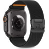Tech-Protect Nylon Clasp For Apple Watch 44 / 45 / 46 / 49 Mm - Black - (27687-0)