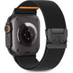 Tech-Protect Nylon Clasp For Apple Watch 44 / 45 / 46 / 49 Mm - Black - (27687-0)