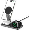 Tech-Protect QI15W-A47 Magsafe 3in1 Inductive Charger + USB-C Cable - Black - (27678-0)