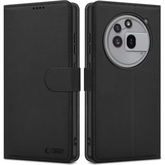 Tech-Protect Wallet Case For Nothing Phone 3A Pro - Matte Black - (27635-0)