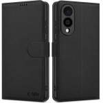 Tech-Protect Wallet Case For Samsung Galaxy S25 Edge - Black - (27700-0)