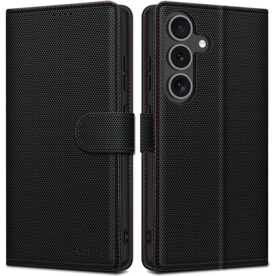 Tech-Protect Wallet Rs Case For Samsung Galaxy S25 - Black - (27601-0)