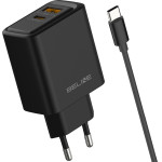 Beline Wall Charger 45W + Cable USB-C Black - (BLN2CB45C)