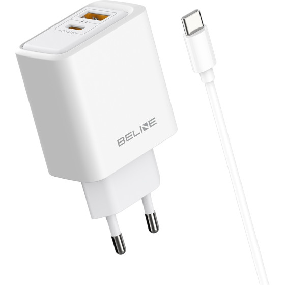 Beline Wall Charger 45W + Cable USB-C White - (BLN2CW45C)