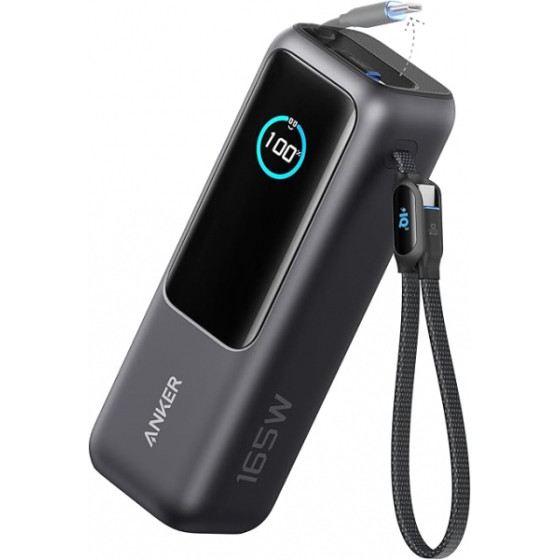 Anker Powerbank , 25000mAh, 165W, Qc + PD, Grey - (A1695H11)