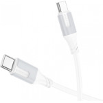 Borofone USB-C To USB-C Cable BX101 Creator, 60W, 3A, 1m, White