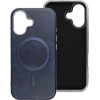 Gentleman Mag Cover Case Compatible With Magsafe For Iphone 11 Navy Blue OEM