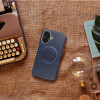 Gentleman Mag Cover Case Compatible With Magsafe For Iphone 11 Navy Blue OEM