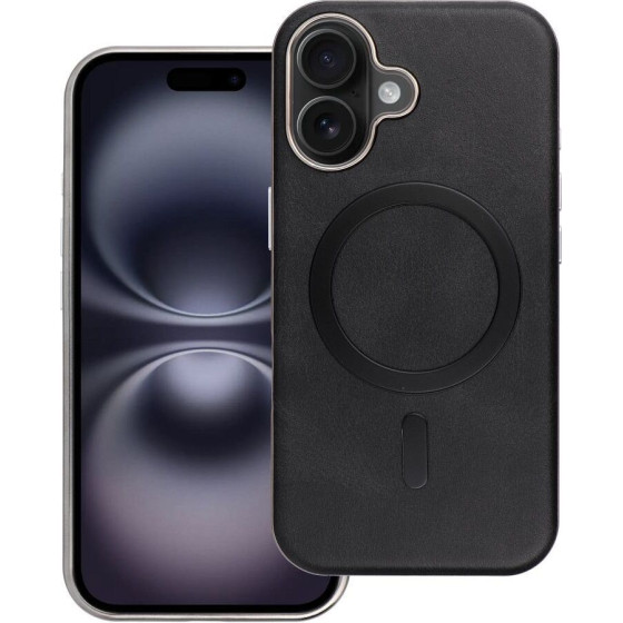 Gentleman Mag Cover Case Compatible With Magsafe For Iphone 16 Pro Max Black OEM