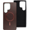 Gentleman Mag Cover Case Compatible With Magsafe For Samsung A36 Brown OEM