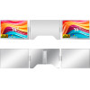 EXTRALINK Smart Life 14'' 2-Screen Monitor For Laptops 12'' To 17.3'' S688 - (EX.21571)