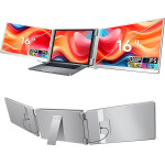 EXTRALINK Smart Life 16'' 2-Screen Monitor For Laptops 12'' To 18.5'' S11 - (S11 2-Screen MONITOR)