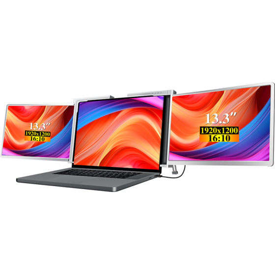 EXTRALINK Smart Life 13.3'' 2-Screen Monitor For Laptops 13.3'' To 17.3'' S350 - (EX.21557)