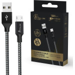 EXTRALINK Smart Life Cable 15W, USB-A To MICRO-USB, 100CM, PVC, 5V 2.4A, Black - (CABESL09)
