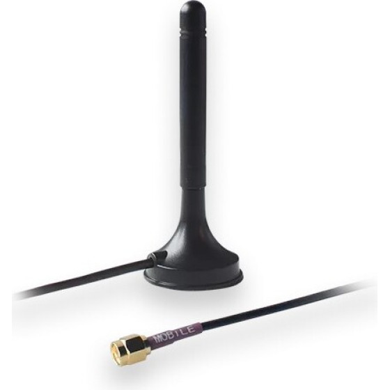 Teltonika 003R-00229 | Lte Antenna | 1dBi, 3m cable, Magnetic Type - (Tel Lte 1DBi 3M PR1KS210)
