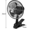 Xtrobb 23194 Rotary Fan with Clip - (17659-0)