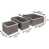 Ruhhy Underwear organizer - set of 6 25764 - (18171-0)