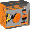 Bigstren Drill cleaning brushes - 4 pcs - (15187-0)