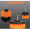 Bigstren Drill cleaning brushes - 4 pcs - (15187-0)